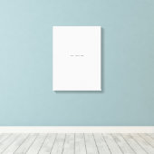 Erstelle dein eigenes Weiß Leinwanddruck (Insitu (Holzboden))