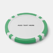 Erstelle dein eigenes Weiß Pokerchips (Einzeln)
