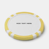 Erstelle dein eigenes Weiß Pokerchips (Einzeln)