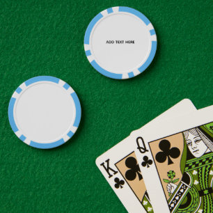 Erstelle dein eigenes Weiß  Pokerchips