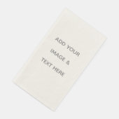 Erstelle dein eigenes Weiß Serviette (Ecke)