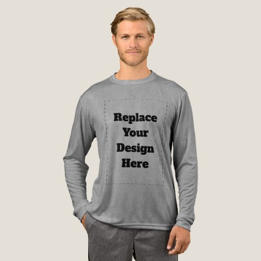 Erstelle dein eigenes Weiß Tri-Blend Shirt (Volle Vorderseite)