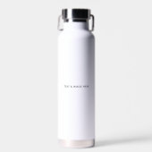 Erstelle dein eigenes Weiß Trinkflasche (Vorne)