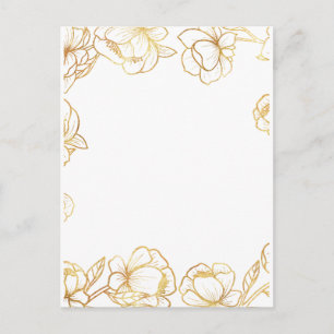 Erstelle dein eigenes weißes Elegantes Postkarte