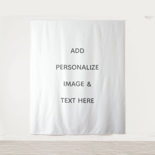 Erstelle Dein eigenes weißes Extra-Large Wandteppich (Vorderseite)