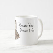 Erstelle dein Traumleben Malerei Kaffeetasse (VorderseiteRechts)
