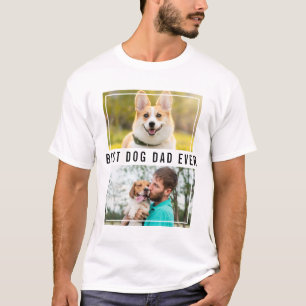 Erstelle Deine eigene 2-Foto-Collage Bester Hund P T-Shirt