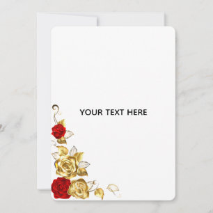 Erstelle deine eigene blaue Rose elegant Save The Date