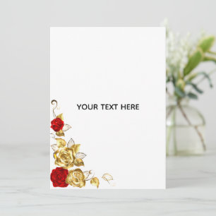 Erstelle deine eigene blaue Rose elegant Save The Date