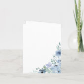 Erstelle deine eigene Blumen Dankeskarte (Rückseite)