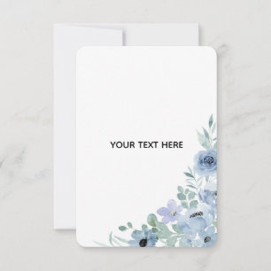 Erstelle deine eigene Blumen RSVP Karte