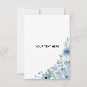 Erstelle deine eigene Blumen RSVP Karte