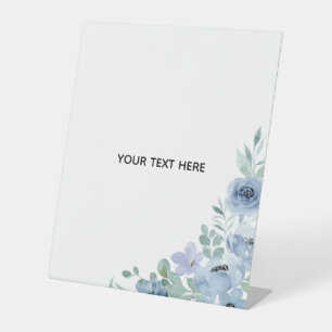 Erstelle deine eigene Blumen Sockelschild