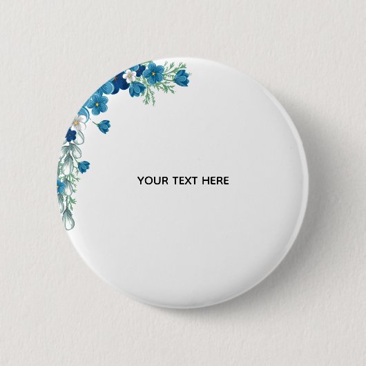 Erstelle deine eigene Blumenkunst Button (Vorderseite)