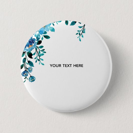 Erstelle deine eigene Blumenkunst Button (Vorderseite)