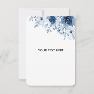 Erstelle deine eigene Blumenkunst Dankeskarte