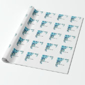 Erstelle deine eigene Blumenkunst Geschenkpapier (Ungerollt)