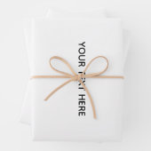 Erstelle deine eigene Blumenkunst Geschenkpapier Set (Beispiel)