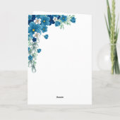 Erstelle deine eigene Blumenkunst Karte (Rückseite)