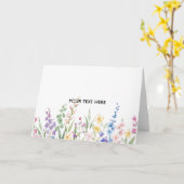 Erstelle deine eigene Blumenkunst Karte (Gelbe Blume)