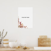 Erstelle deine eigene Blumenkunst Poster (Küche)