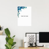 Erstelle deine eigene Blumenkunst Poster (Heimbüro)