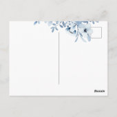 Erstelle deine eigene Blumenkunst Postkarte (Rückseite)