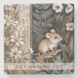 Erstelle Deine Eigene Braune Maus Botanisch Steinuntersetzer