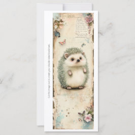 Erstelle deine eigene Chubby Hedgehog-Lesezeichen-