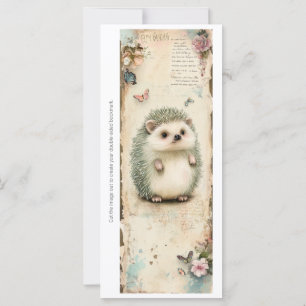 Erstelle deine eigene Chubby Hedgehog-Lesezeichen-
