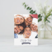 Erstelle deine eigene Dankeskarten Postkarte (Stehend Vorderseite)