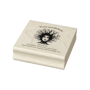 Erstelle deine eigene Dryade Baumnymphe Fee Gummistempel