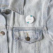 Erstelle deine eigene elegante blaue Rose Button (Beispiel)