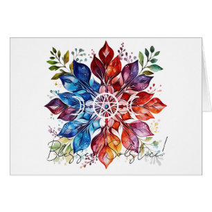 Erstelle deine eigene farbenfrohe florale Schneesc