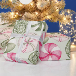 Erstelle deine eigene Farbwahl Pfefferminzbonbon Geschenkpapier