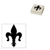 Erstelle deine eigene Fleur-de-Lis-Fackel Gummistempel (Stempel)