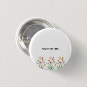Erstelle deine eigene Floral Button (Vorne & Hinten)