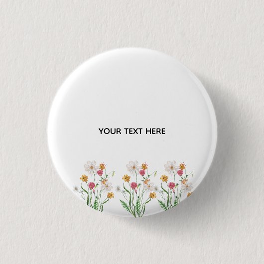 Erstelle deine eigene Floral Button (Vorderseite)