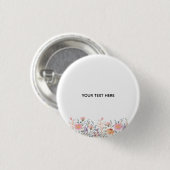 Erstelle deine eigene Floral Button (Vorne & Hinten)