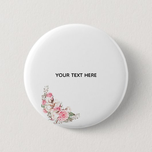 Erstelle deine eigene Floral Button (Vorderseite)