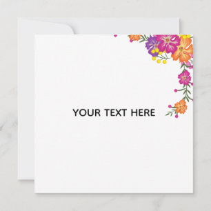Erstelle deine eigene Floral Einladung