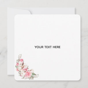 Erstelle deine eigene Floral Einladung