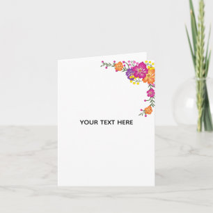 Erstelle deine eigene Floral Karte