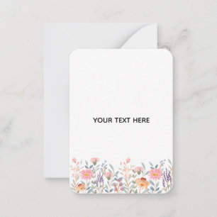 Erstelle deine eigene Floral Mitteilungskarte