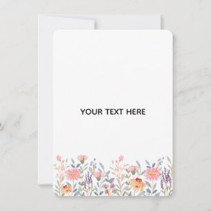 Erstelle deine eigene Floral Mitteilungskarte
