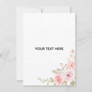 Erstelle deine eigene Floral Mitteilungskarte