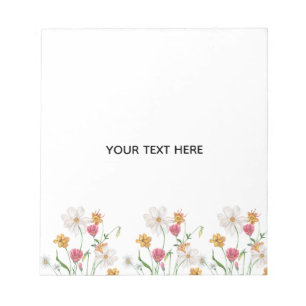 Erstelle deine eigene Floral Notizblock