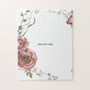Erstelle deine eigene Floral  Puzzle