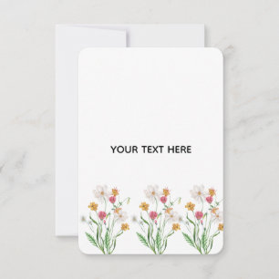 Erstelle deine eigene Floral RSVP Karte