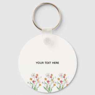 Erstelle deine eigene Floral Schlüsselanhänger